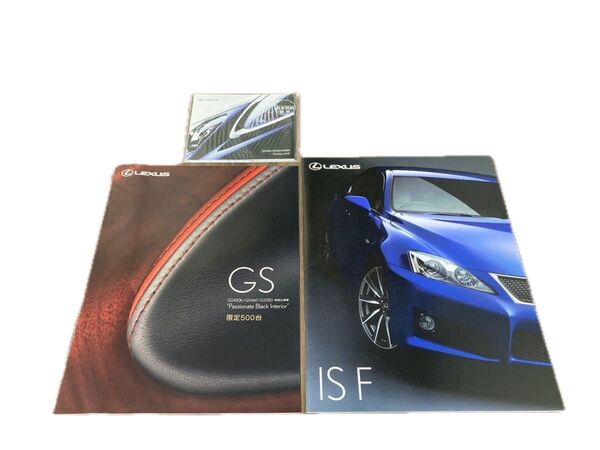 LEXUS レクサス カタログ IS F GS 特別仕様車 Black Interior プロモーションDVD 3点 送料無料