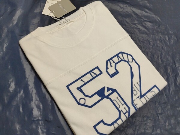L寸・半袖新品/BIGロゴTシャツ●ホワイト