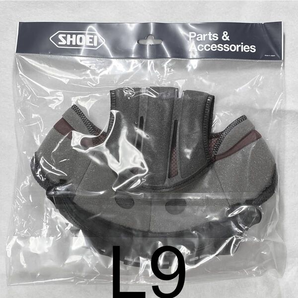 新型純正汎用センターパッド SHOEI ショウエイ X-11 X-9 マルチテック MULTITEC VFX-DT 使用可能 L9