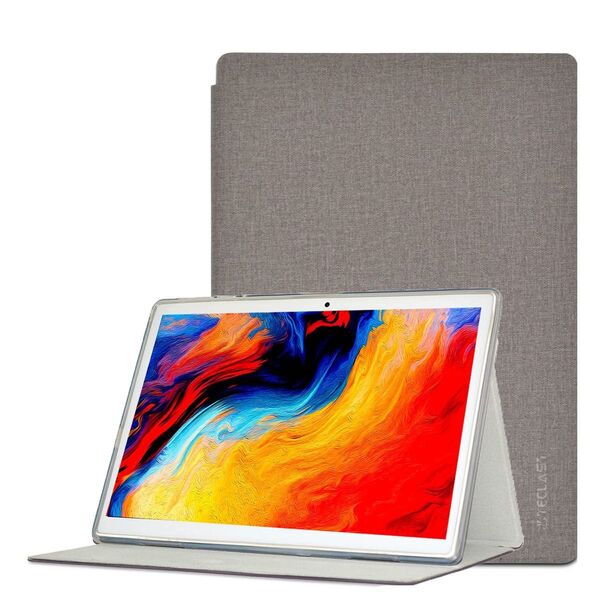 TECLAST M40SE ケース 角度調整 キズ防止 軽量 タブレット カバー 全面保護 グレー スリムフィット スマートカバー
