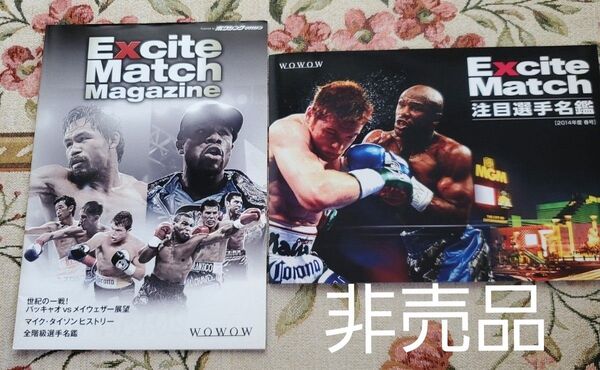 Excite Match Magazine / 注目選手名鑑2014 春号 WOWOW 非売品