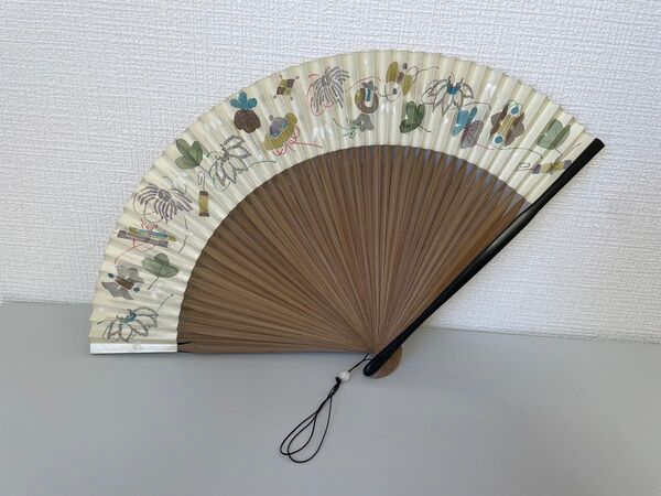 扇子の老舗 宮脇賣扇庵 / 扇子 義也古扇 宝尽し