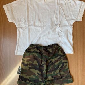 (商品名)お遊戯会 衣装 保育園 手作り ハンドメイド 保育士 サファリ服 迷彩