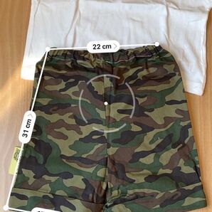 (商品名)お遊戯会 衣装 保育園 手作り ハンドメイド 保育士 サファリ服 迷彩