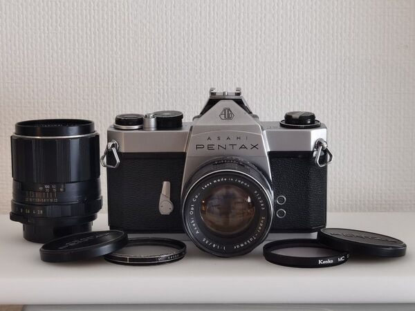 Pentax SL+ Super-Takumarレンズ2本 美品・試写済