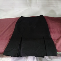 23区 オンワード樫山 スカート サイズ40 黒 レディース ファッション フレア 中国製_画像2