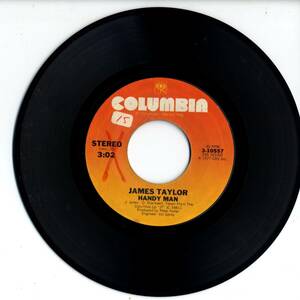 James Taylor 「Handy Man/ Bartender's Blues」米国COLUMBIA盤EPレコード