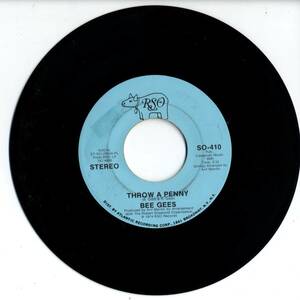 Bee Gees 「Throw Away」 米国RSO盤プロモ用EPレコード