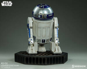 [ игрушка модель ]SIDESHOW LEGENDARY SCALE STAR WARS R2-D2 боковой shou Звездные войны R2-D2 популярный полимер модель ограниченая версия коллекция 1:2 шкала R44