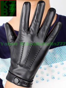 [ country . peerless ] men's ram leather glove book@ leather gloves fashion accessories outdoor Rider's popular student man autumn winter going to school commuting protection against cold heat insulation cold . measures *S-XL Q26