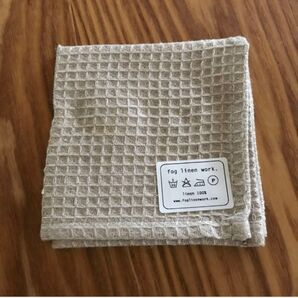 未使用 フォグリネンワーク キッチン布巾 サイズ約25×25cm リネン