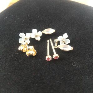 テイクアップ ピンクトルマリン セカンドピアス&チャーム