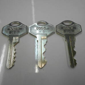 【コピーキー三種セット】 40E0025 アルファ 40E0050 40E0060 南京錠 同一キー ALPHA 1000-50 アルファ 1000-60 複製品