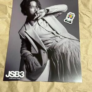 三代目 小林直己 ポスター キャラステッカー JSB LAND A4サイズ
