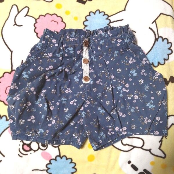 ガールズ キッズ パンツ ハーフパンツ 短パン キュロット 130cm