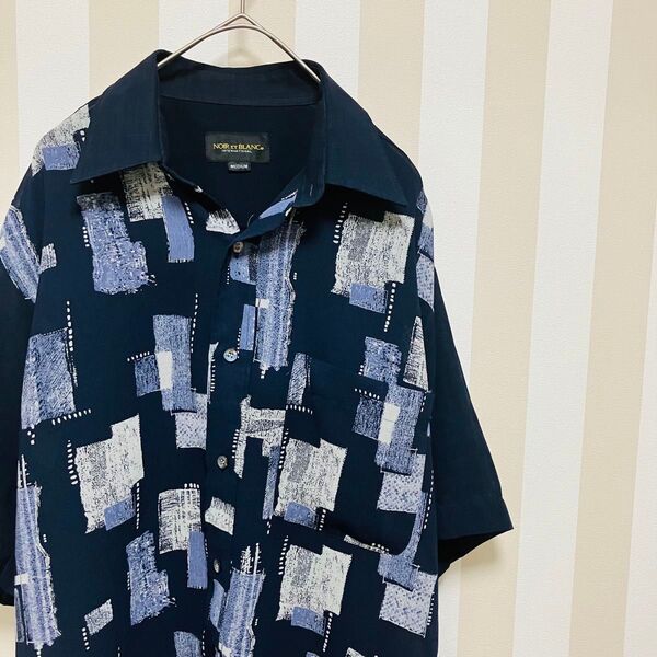 【◎個性派ヴィンテージ◎ 総柄 シャツ オーバーサイズ】 アロハシャツ ヴィンテージ 半袖シャツ