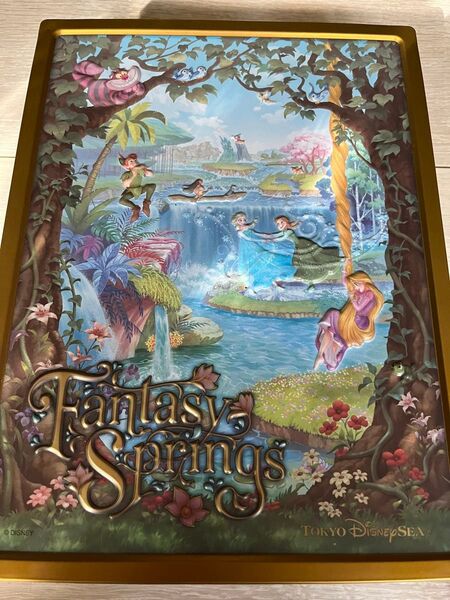 ディズニー ファンタジースプリングス スチール缶
