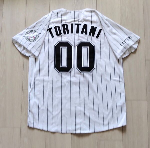 【レア タグ付き】千葉 ロッテ マリーンズ 鳥谷 ホーム ユニフォーム ミズノ M タイガース 阪神