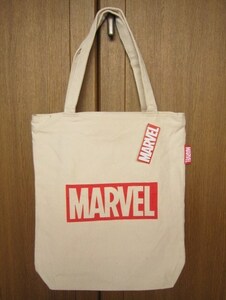 *新品*MARVEL*帆布*トートバッグ*マーベル*オフホワイト*