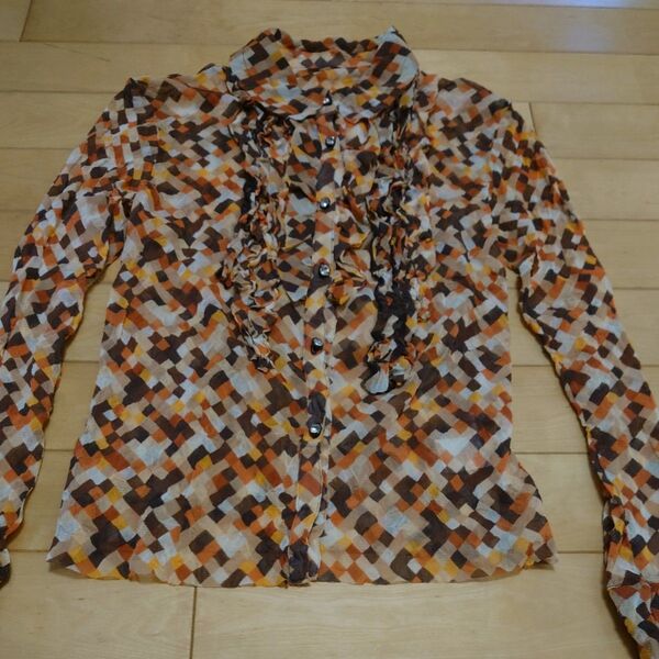 GIANNI LO GIUDICE ネットブラウス size40