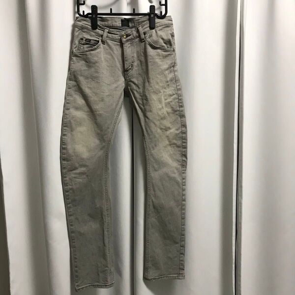 Lee×nano universe 別注 コラボ リー×ナノユニバース デニムパンツ ジーンズ 29 グレー 立体裁断 メンズ