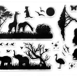 クリアスタンプ1335:Wild Animals《2点で15%、3点で20%OFF》