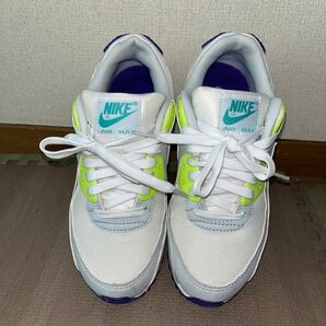 NIKE W AIR MAX 90 ホワイト/オフホワイト/ピュアプラチナム/ウォッシュドティール DH5072-100