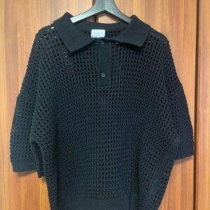(SCENERITY) Net Collar Knit