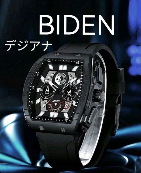 特価中★■ 新品 BIDEN メンズ 腕時計 クロノグラフ