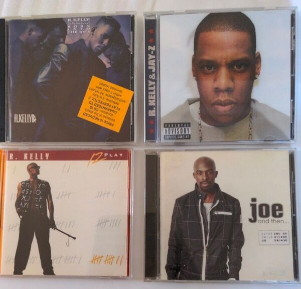 R&B 男性 アーチスト(グループ) R・KELLY(3枚)+joe R&B 計4枚