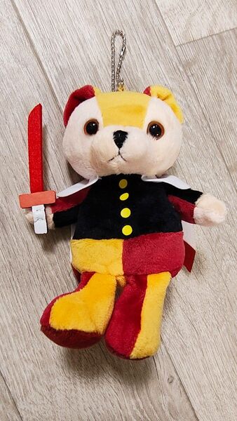 JUMPSHOP 鬼滅の刃 7巻キーホルダー、煉獄杏寿郎くまのぬいぐるみ