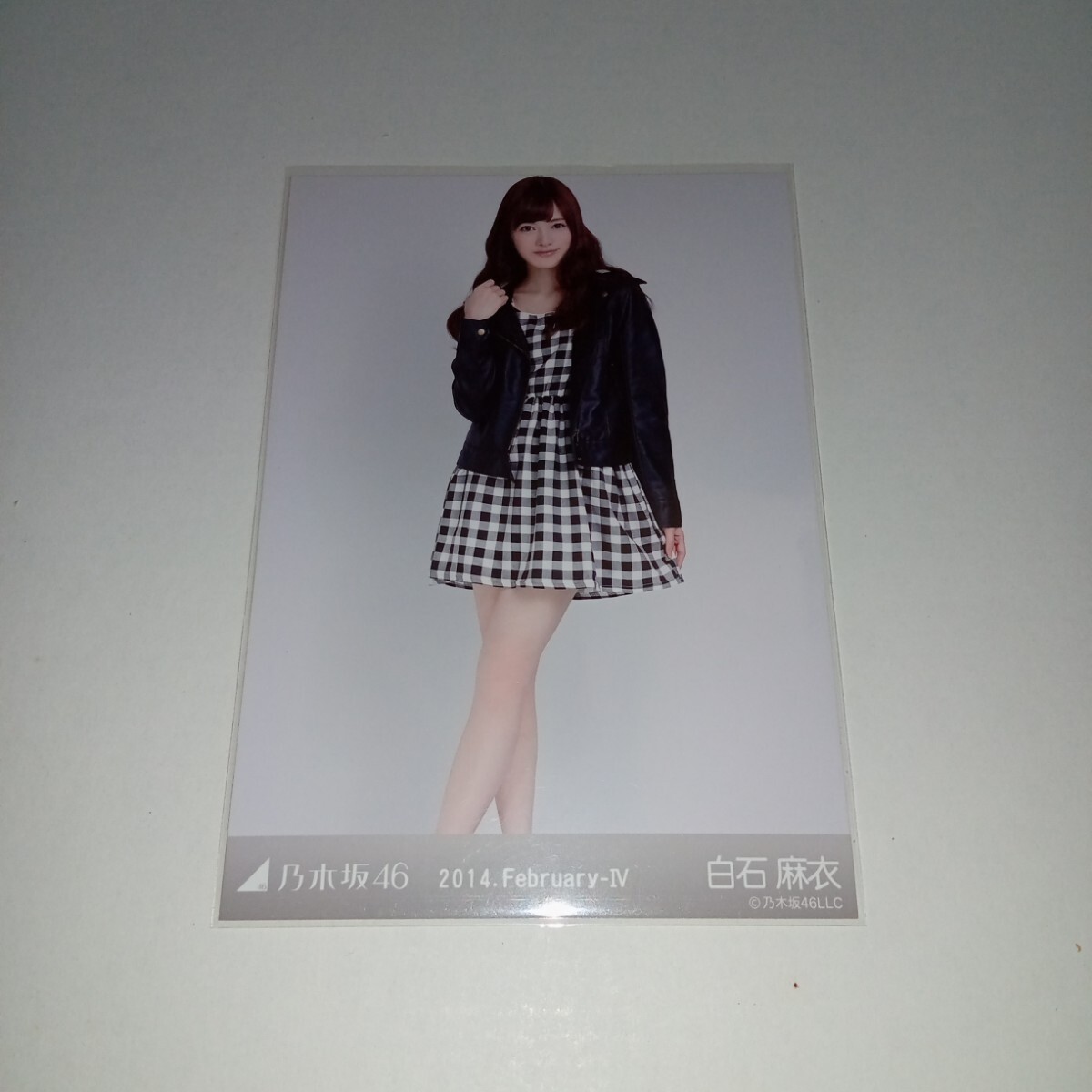 乃木坂46 生写真 白石麻衣 ライダース 2014 February Ⅳコンプ