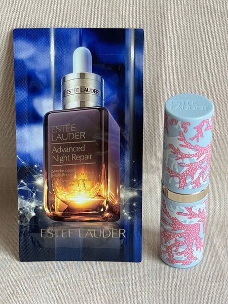 2【エスティローダー ESTEE LAUDER】リップスティック&美容液