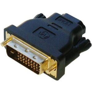 HDMI DVI 変換アダプター HDMIメス-DVI 24ピンオス変換 HDMI DVI 変換アダプタ オス-メス