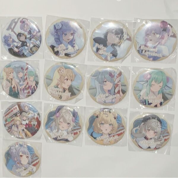 にじさんじen LazuLight OBSYDIA Ethyria 缶バッジ NEW YEAR Goods 2022 コンプセット