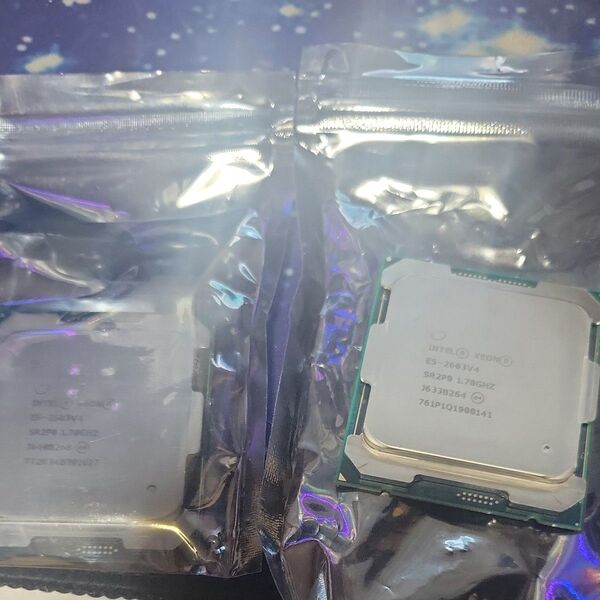 exon e5-2603v4 2枚セット動作品