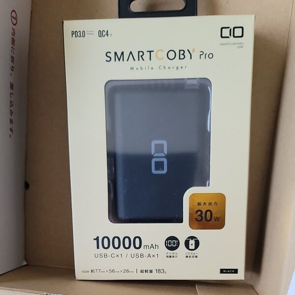 新品 CIO スマートコービープロ モバイルバッテリー 30W