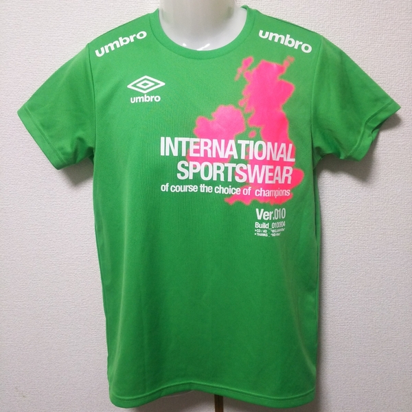 激安 umbro アンブロ Tシャツ 黄緑