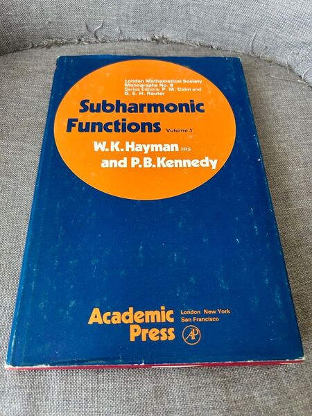 subharmonic functions volume1