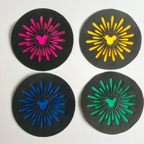 壁面飾り 花火 4セット