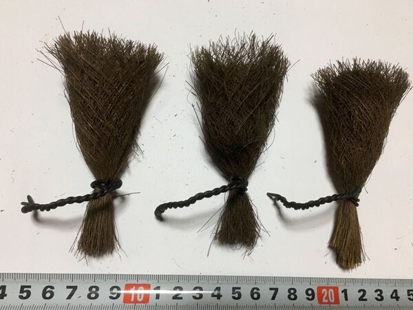 【激安】めだかの産卵床小3個セット メダカ 卵 煮沸済 天日干し済 シュロ 棕櫚 メダカ 高品質