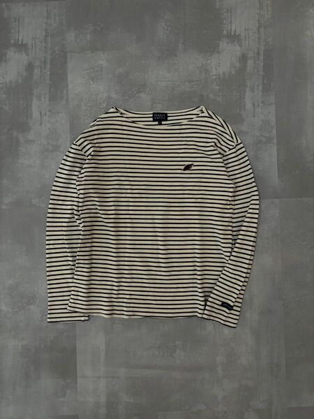 PEARLY GATESパーリーゲイツ ボーダー tシャツ ロンtニット 厚手 ロングカットソー