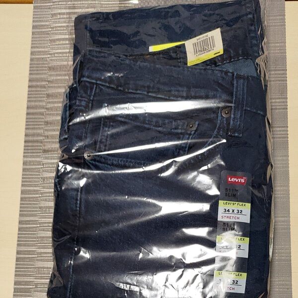 【未使用】LEVI'S リーバイス 511 クロップドパンツ ダークブルー