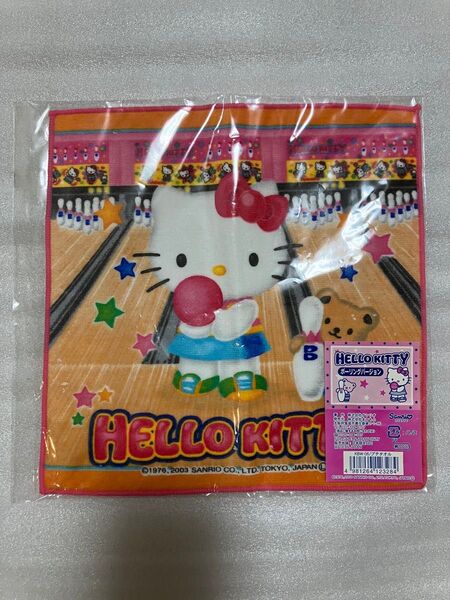 【新品未開封】タオル・手ぬぐい(キャラクター) キティ(ボウリングバージョン) プチタオル 「ハローキティ」
