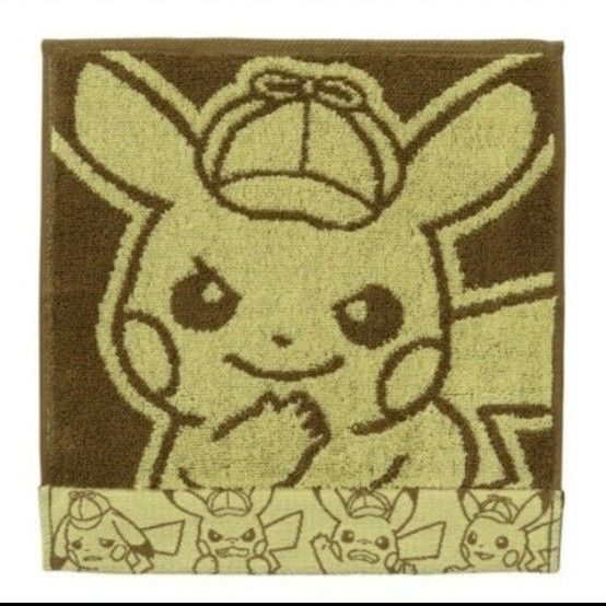 ポケモンセンターオリジナル ハンドタオル・帰ってきた名探偵ピカチュウ(新品、未使用)
