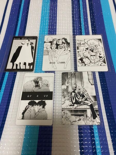 D.Gray-man POP UP SHOP コレクションカード 5種類計5枚セット