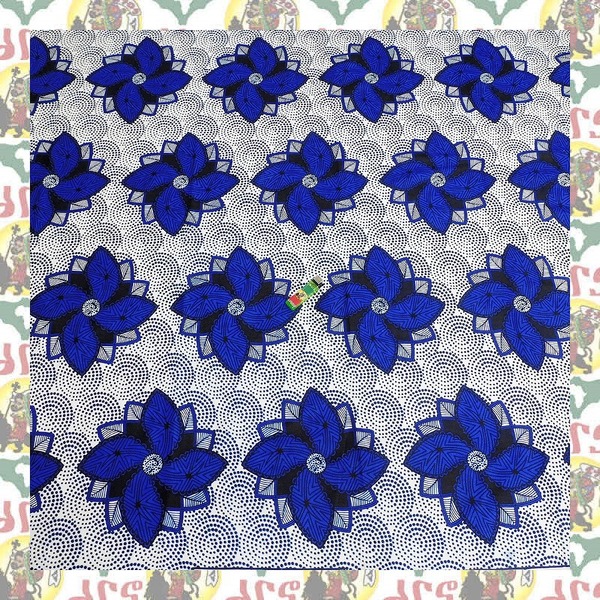 【SALE/270cm x 110cm/3ヤード】アフリカンプリント生地 barg-q21 アフリカ布 アフリカ生地 ゴールドプリント アンカラ キテンゲ パーニュ