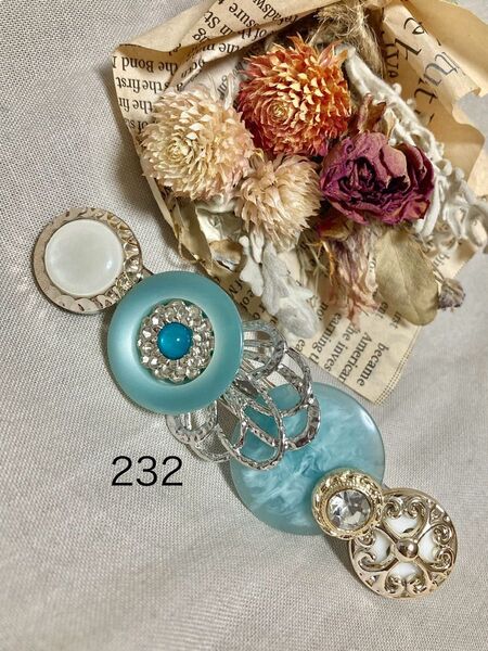 232 ヘアクリップ ハンドメイド ヘアアクセサリー キラキラ ストーン