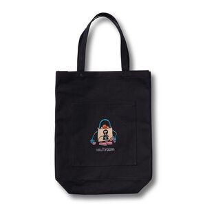 LOGO CANVAS TOTE BAG / BLACK
