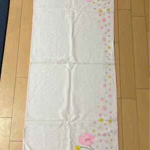 花柄 マルチカバー ピンク レトロ 一枚布